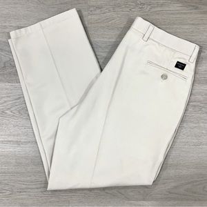 Dockers Men's Pants Pleated Front Individual Fit Stretch Waistband 36X30 Khaki